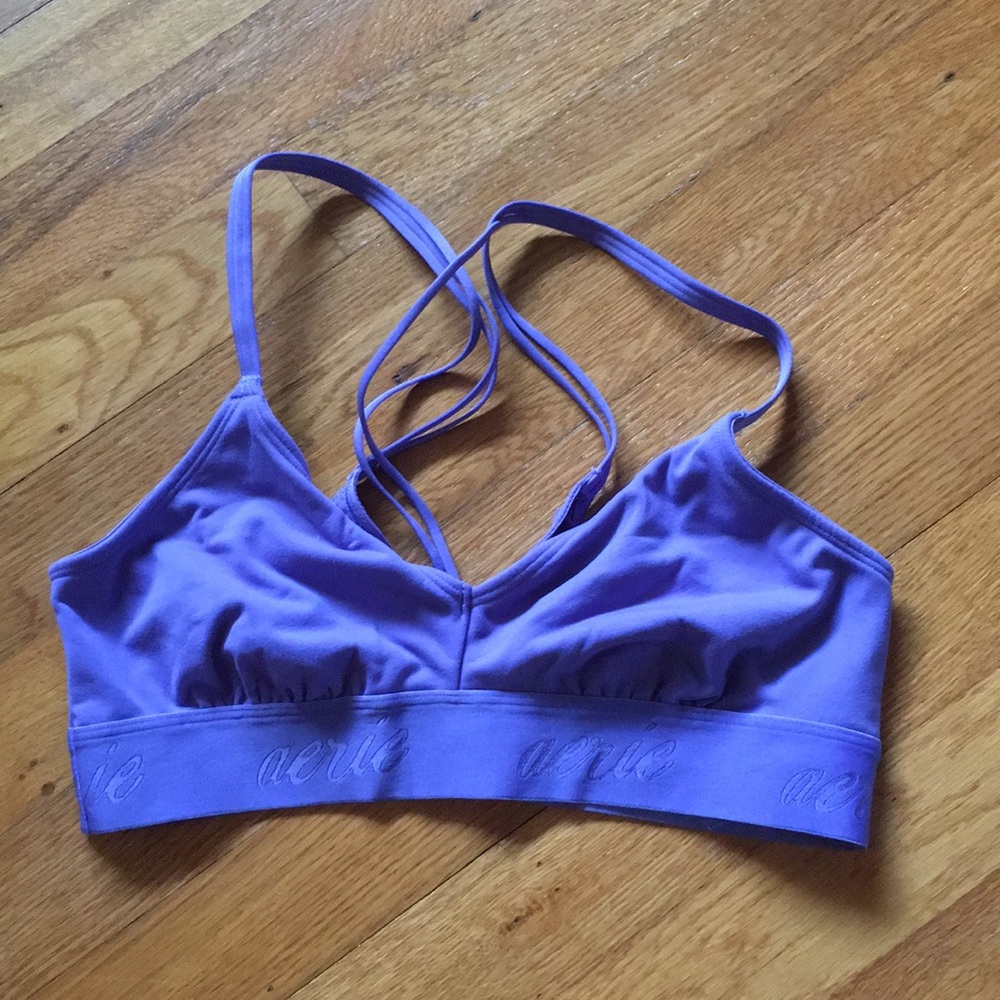 Aerie purple bralette medium
